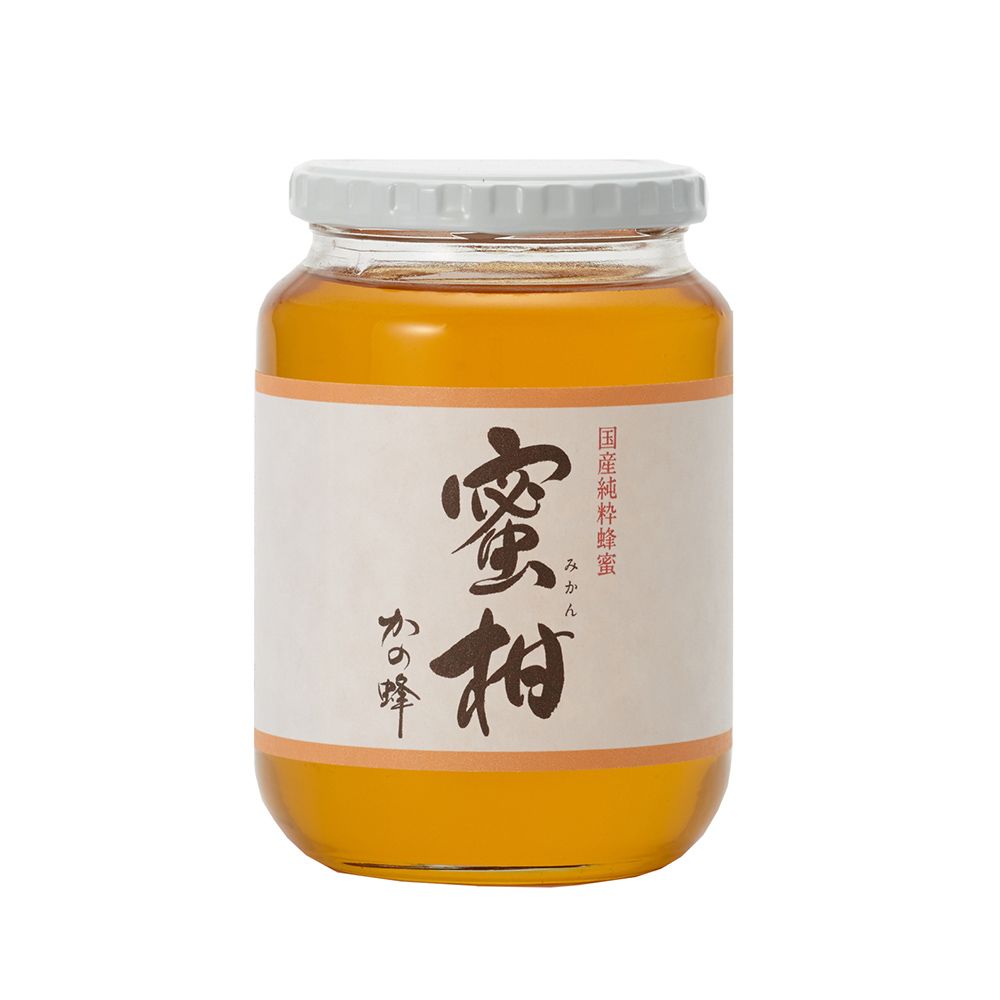 【非加熱、純粋はちみつ】希少蜂蜜 みかん蜜600g×2本 1200g